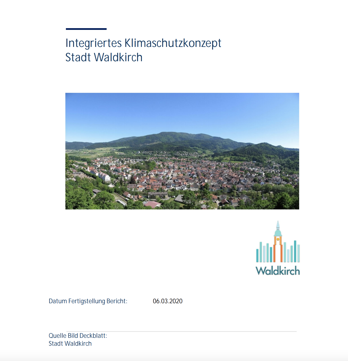 Klimaschutzkonzept der Stadt Waldkirch