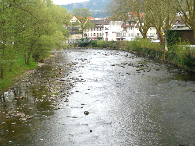 Die Elz bei der Schlettstadtallee